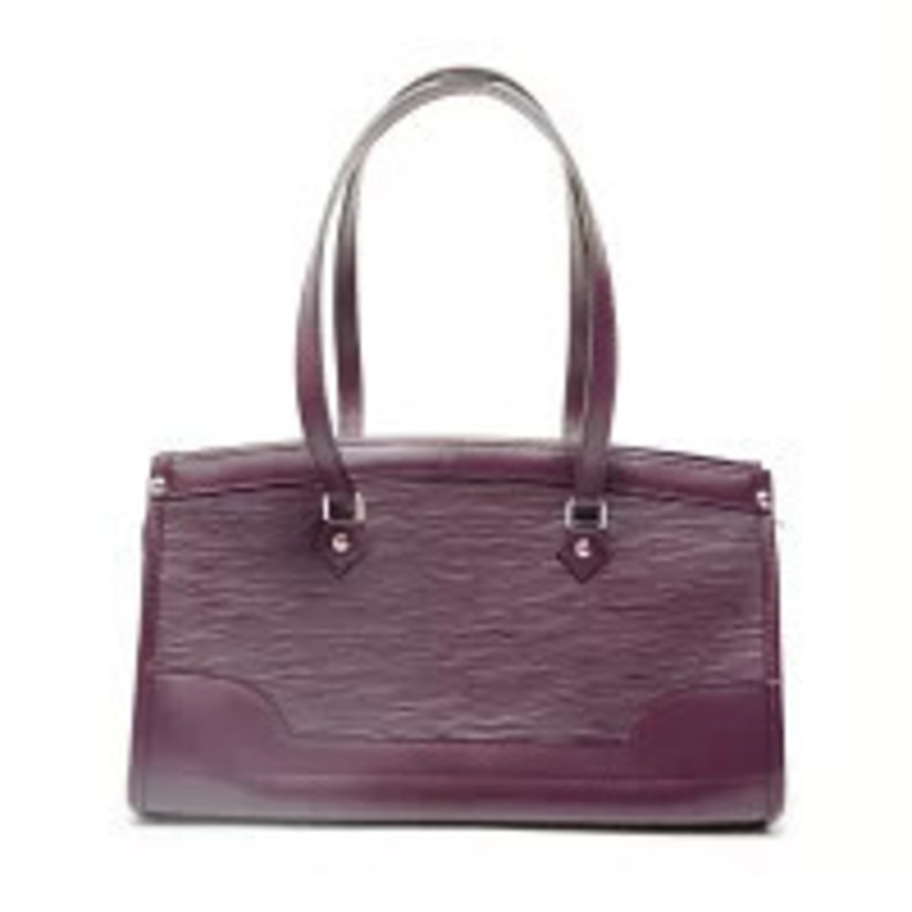 Louis Vuitton Shoulder Madeleine Epi Bag Purple